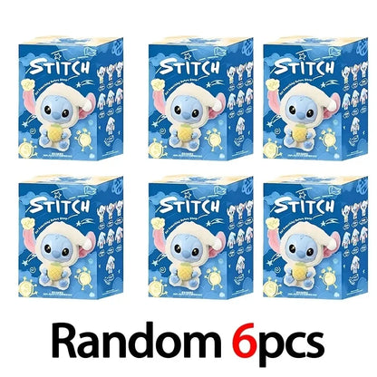 nuevo Stitch Plush Doll Blind Box Eat Before Sleep Series Vinyl Hanging Bag Cute Mystery Toy