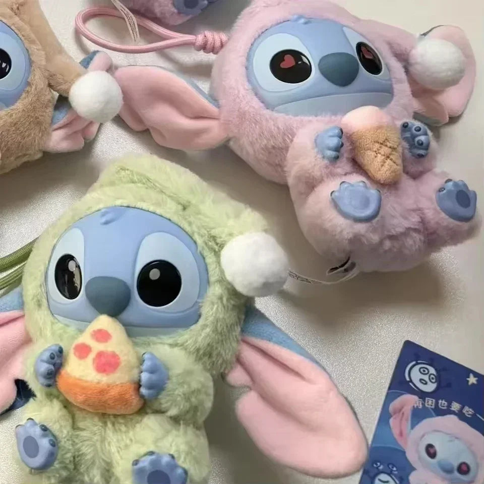 New Stitch Blind Box Bag Eat Some Thing Before Sleep Series Vinyl Pendant Cute Doll Mystery Box Fluffy Doll Surprise Gift Sale