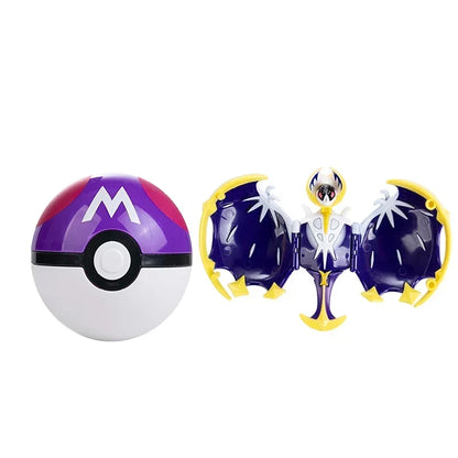 About Pokemon Anime Figure Charizard Pikachu Gyarados Pocket Monster Figure Pokeball Action Deformation Toy Model Children Gift