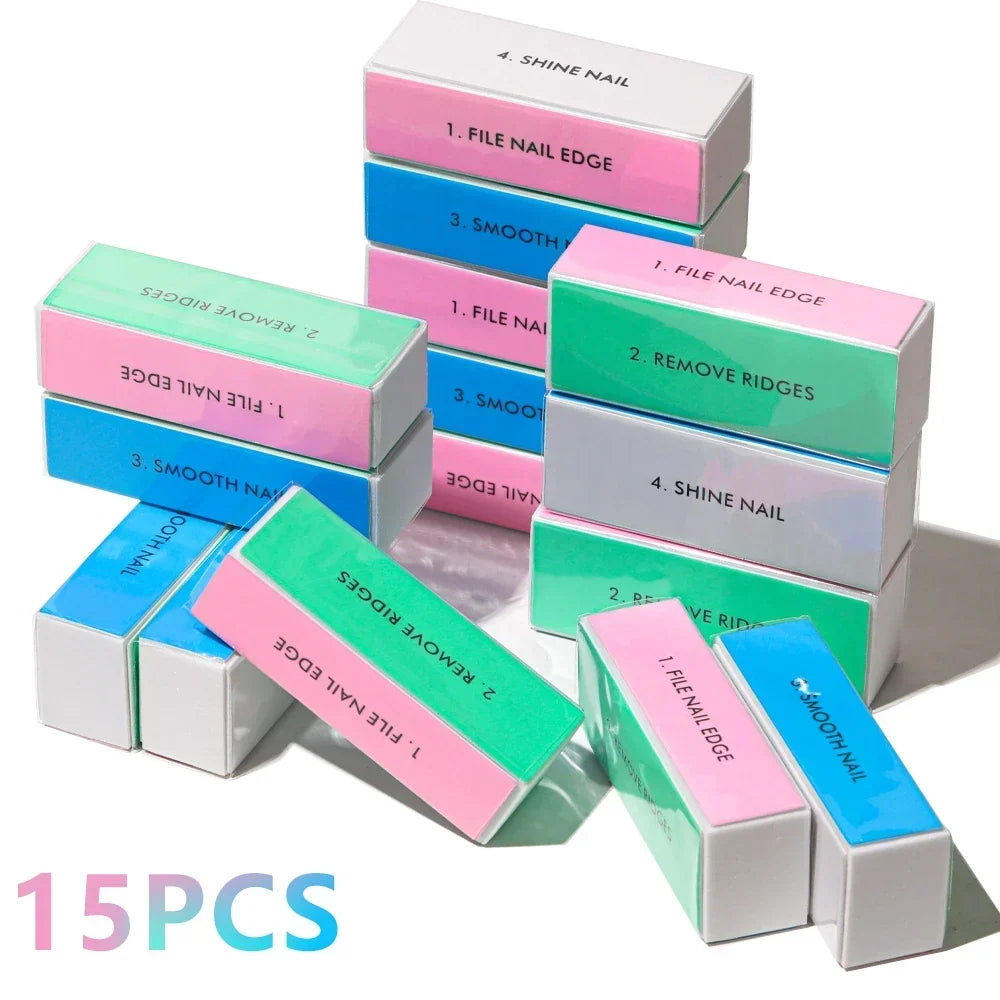 4-Sided Nail Buffing Block for Manicure & Pedicure