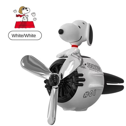 Snoopy Air Freshener Flying Propeller Pilot Series Car Accessories Anime Figures Aromatherapy Fragrance Diffuser Car Decor Gifts