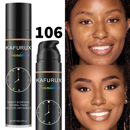 8 colors Liquid Foundation Effective Concealer Waterproof Sweat-resistant Face Korean Makeup Porfession Face Base Cosmetics Gift