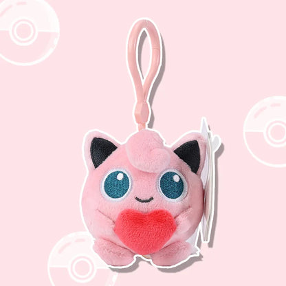Pokemon Jigglypuff Plusle Minun Clefairy Togepi Mimikyu Kawaii Plush Stuffed Toy Keychain Backpack Pendant Keyring Birthday Gift