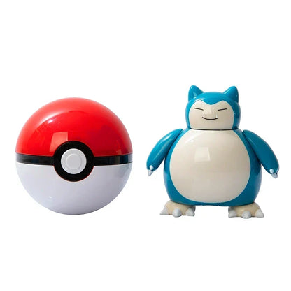 About Pokemon Anime Figure Charizard Pikachu Gyarados Pocket Monster Figure Pokeball Action Deformation Toy Model Children Gift