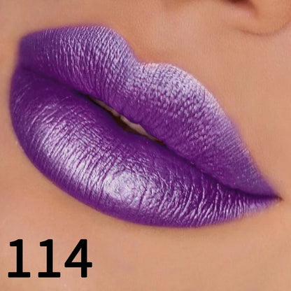 Glitter Lipstick – Sparkling Metallic Lip Color in 19 Shades