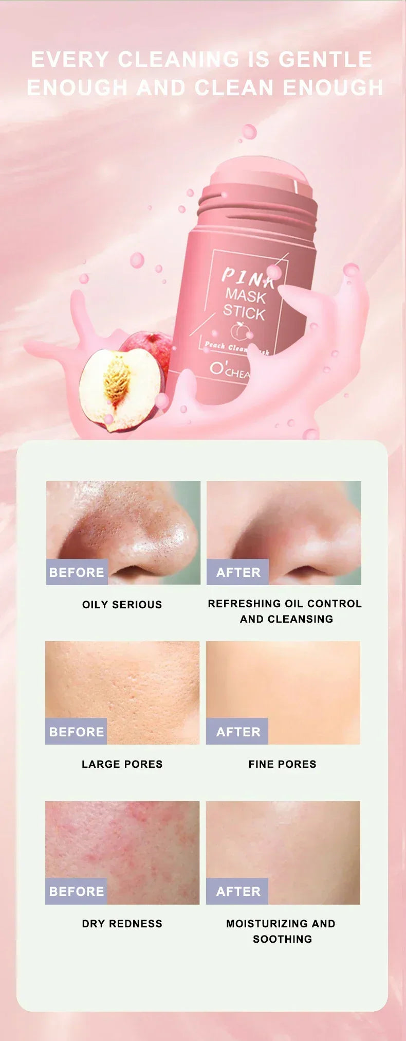 Solid Green Tea & Honey Moisturizing Facial Mask Stick