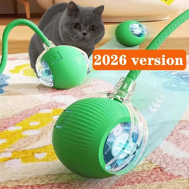 Automatic Interactive Cat Ball Toy – Rechargeable Smart Play