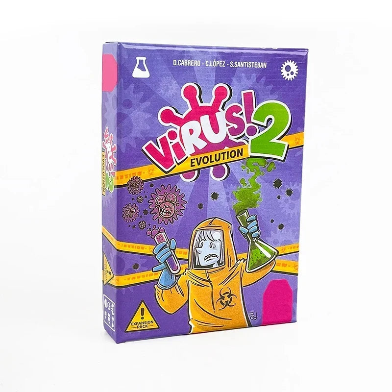 Virus 1 2 3 Board Game: The Ultimate Contagiously Fun Game for Family Parties in Spanish & English