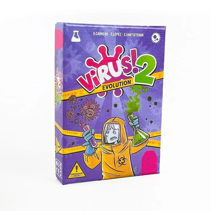 Virus 1 2 3 Board Game: The Ultimate Contagiously Fun Game for Family Parties in Spanish & English