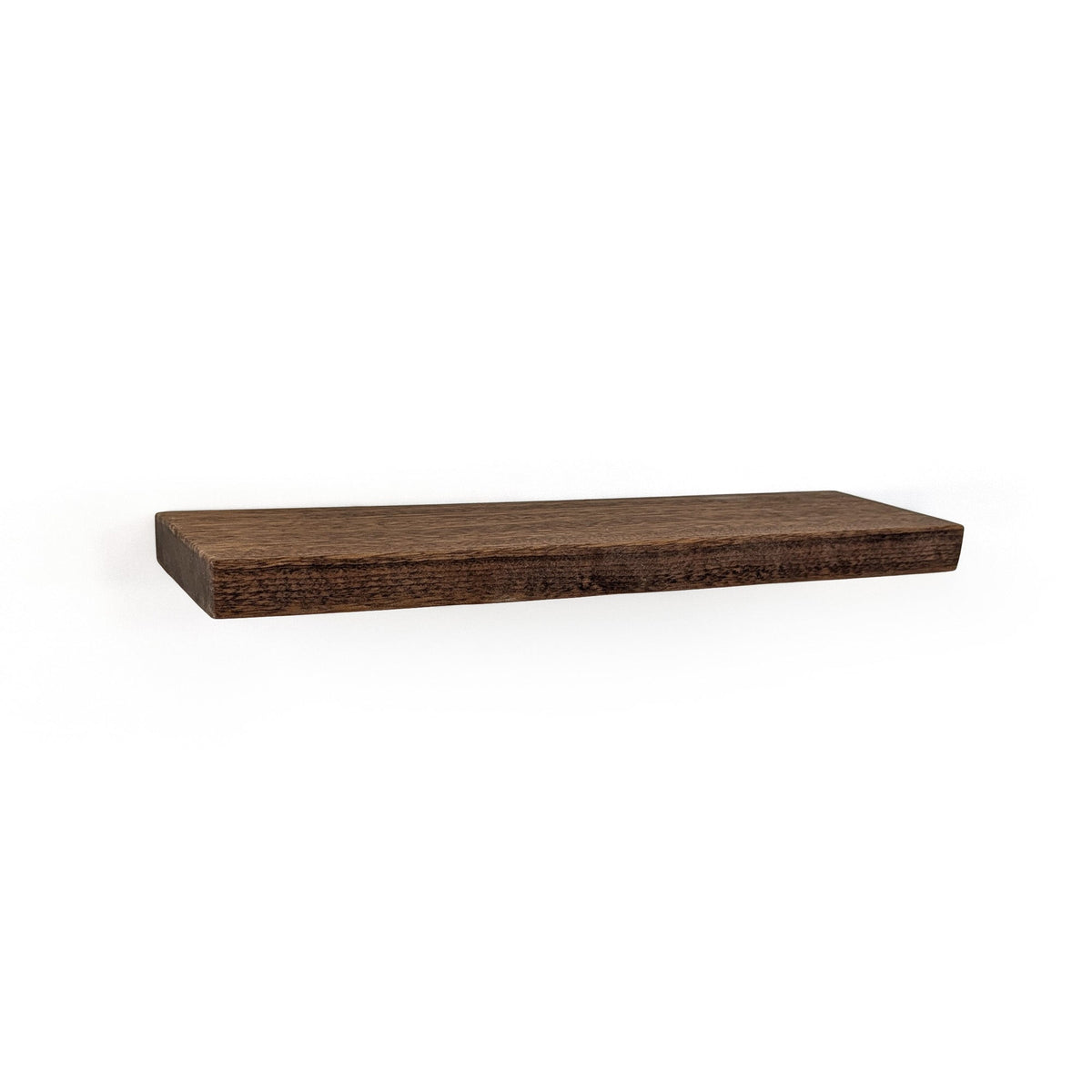 Thin Oak Floating Shelf in 6" to 36" lengths