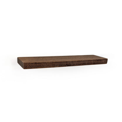 Thin Oak Floating Shelf in 6" to 36" lengths