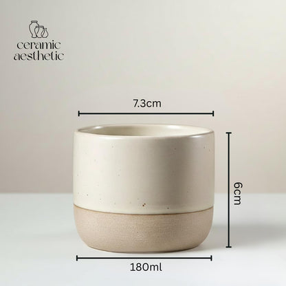 Japanese Vintage Stoneware Coffee Mug