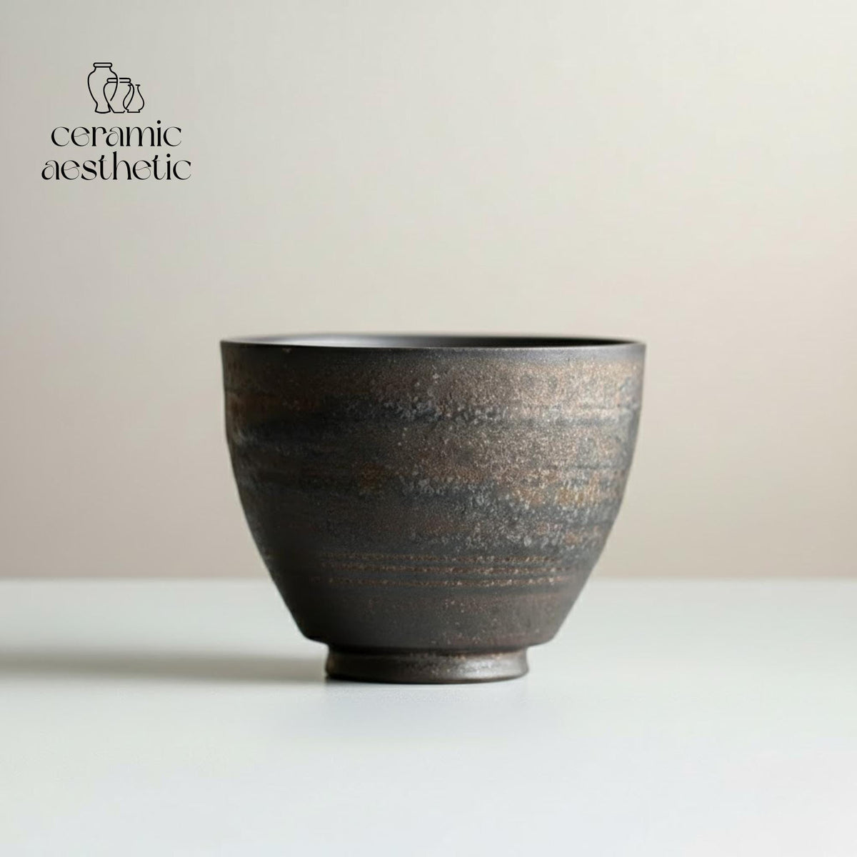 Retro Rough Ceramic Espresso Cup