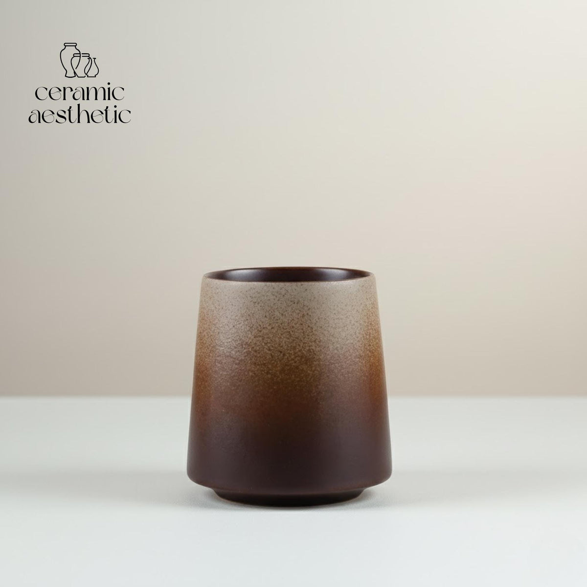 Retro Gradient Porcelain Mug