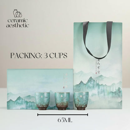 Zen Porcelain Cup Set – Gift Edition