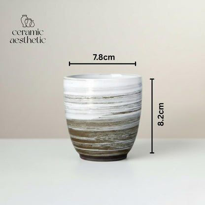 Hand-Painted Retro Kiln Mug