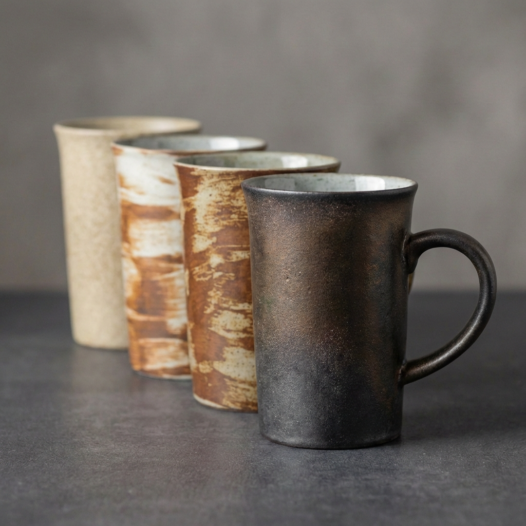 Vintage Terra Forma Coffee Cups