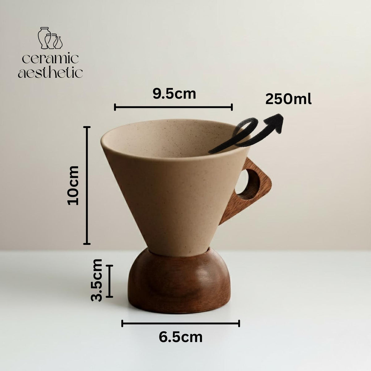 Handmade Japanese Minimalist Coffee Mug