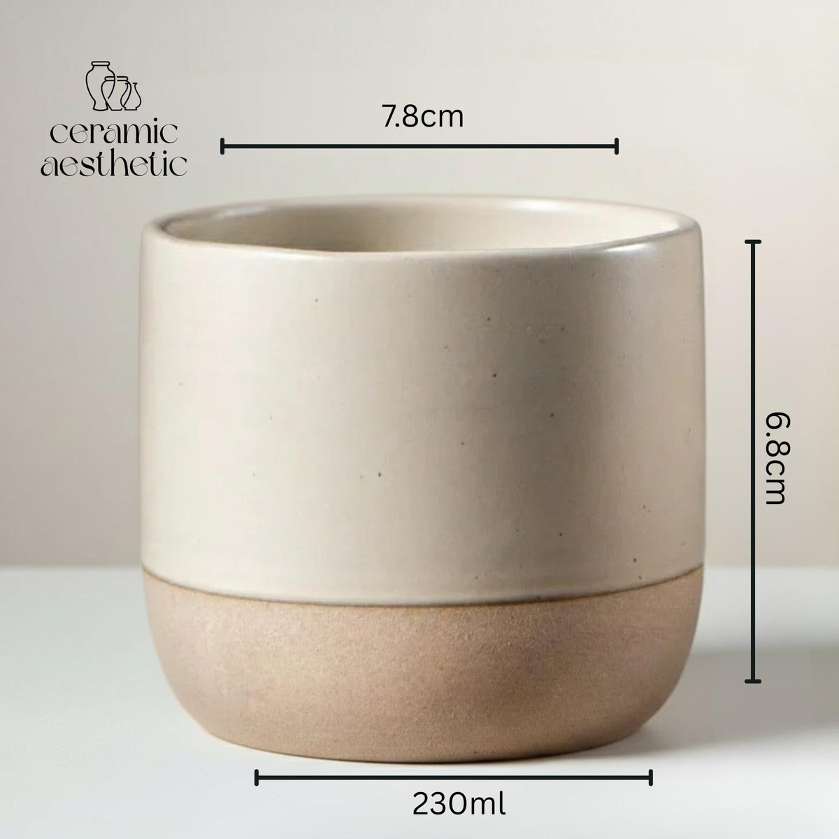 Japanese Vintage Stoneware Coffee Mug