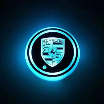 2PCS LED Car Coasters