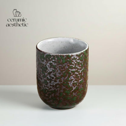 Japanese Vintage Stoneware Tea Cup