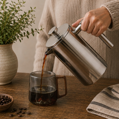 Insulated Stainless Steel French Press