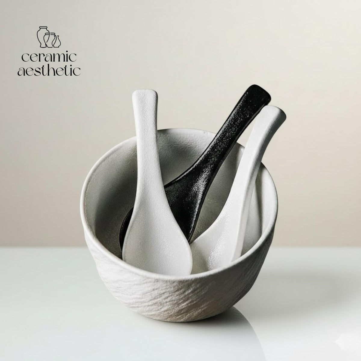 Stone Pattern Ceramic Bowl | Japanese Tea Ceremony Dinnerware