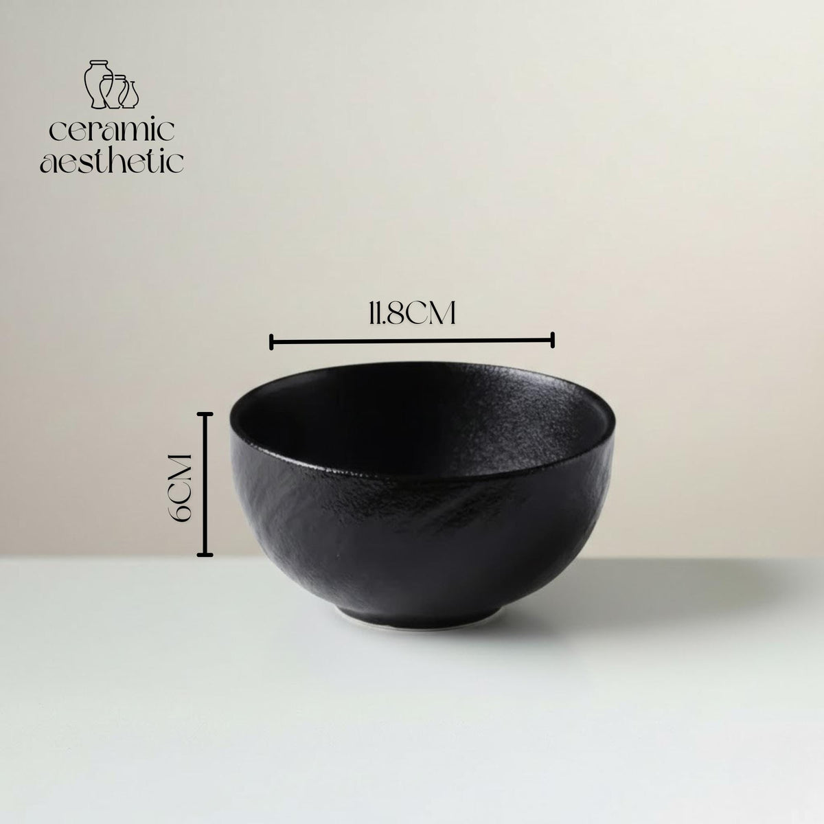 Stone Pattern Ceramic Bowl | Japanese Tea Ceremony Dinnerware