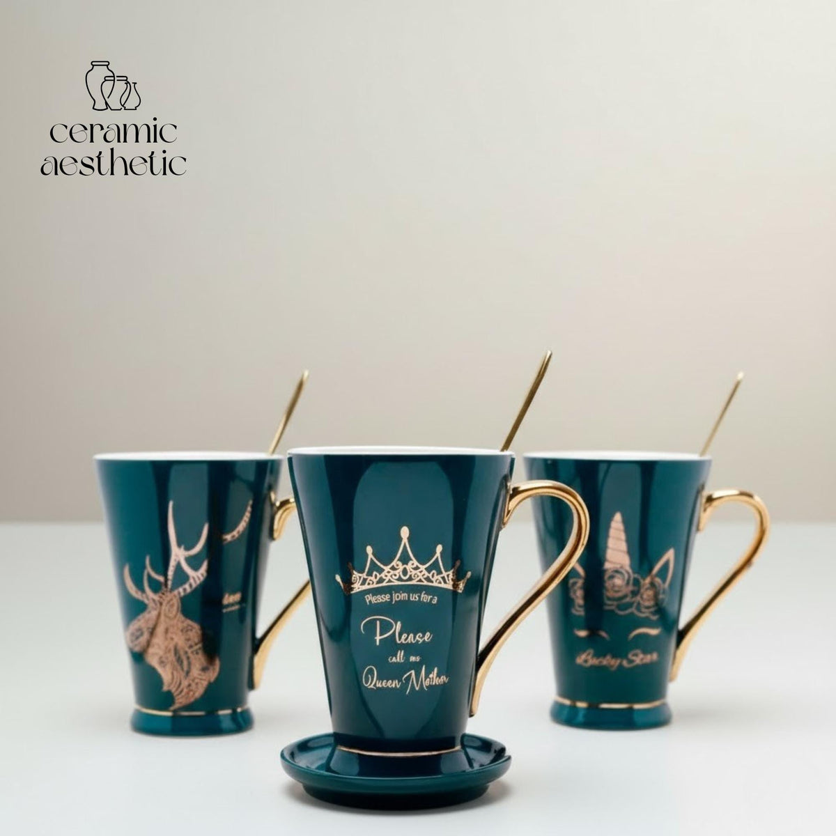 Zodiac Ceramic Mug with Lid | Marble Constellation Coffee Cup | Astrology Latte Mug
