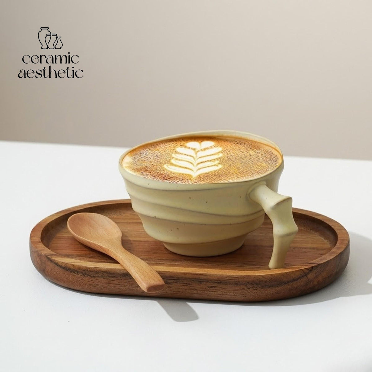 Vintage Japanese Ceramic Coffee Mug, Handmade Pottery Latte Cup, Rustic Stoneware Espresso Travel Mug