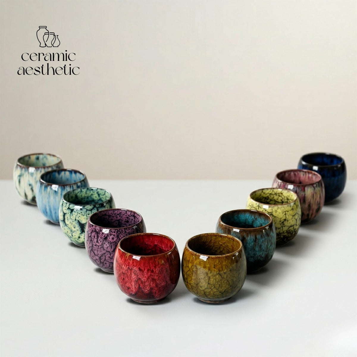 Japanese Style Vintage Distressed Ceramic Cup, Wabi Sabi Espresso Cup, Artisan Tea & Coffee Mug