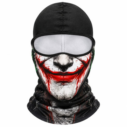 Funny Realistic Old Man 3D Print Ski Balaclava Face Mask