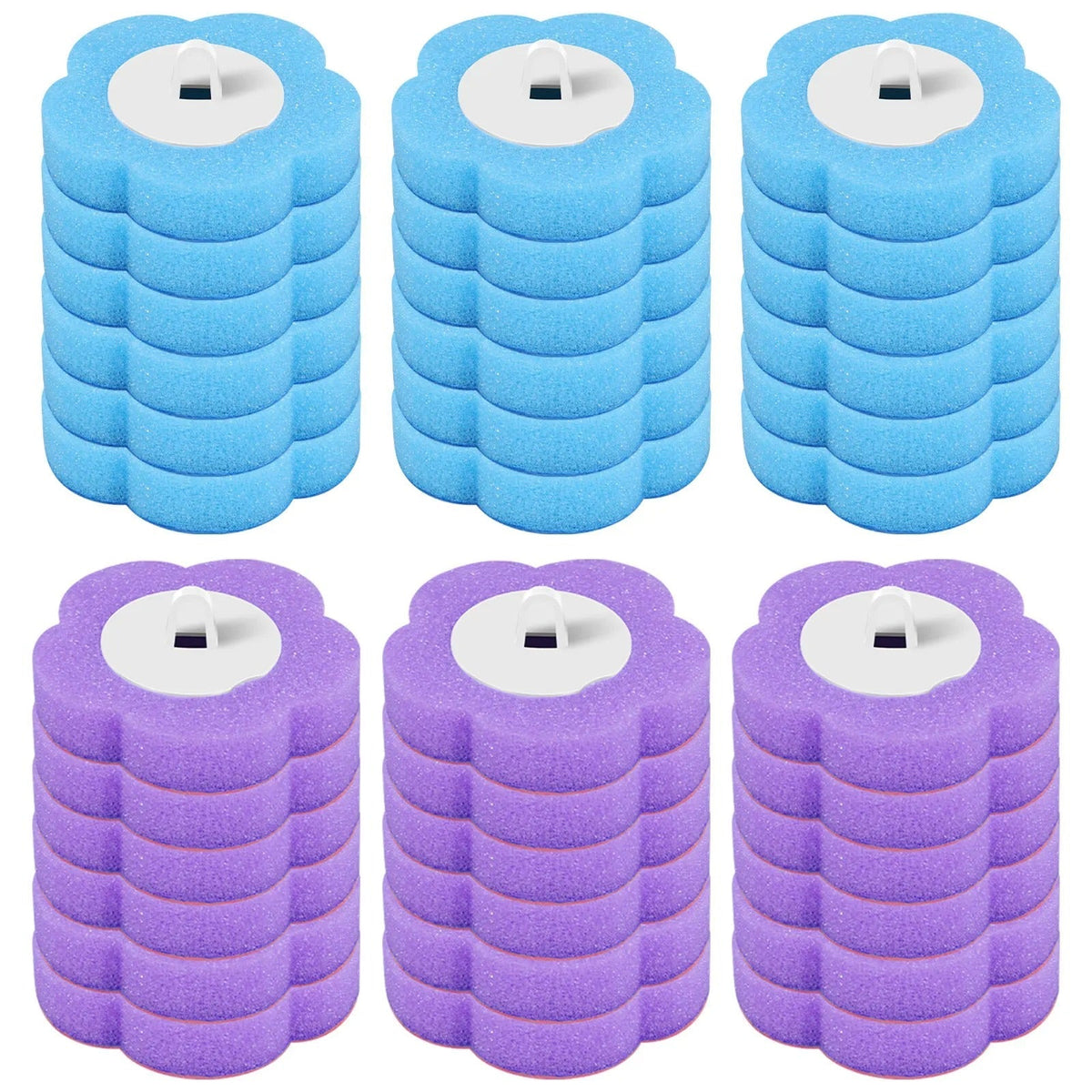 Disposable Toilet Brush Kit With Scented Refill Heads
