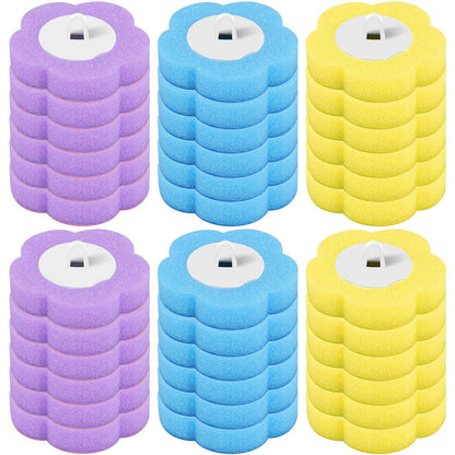 Disposable Toilet Brush Kit With Scented Refill Heads
