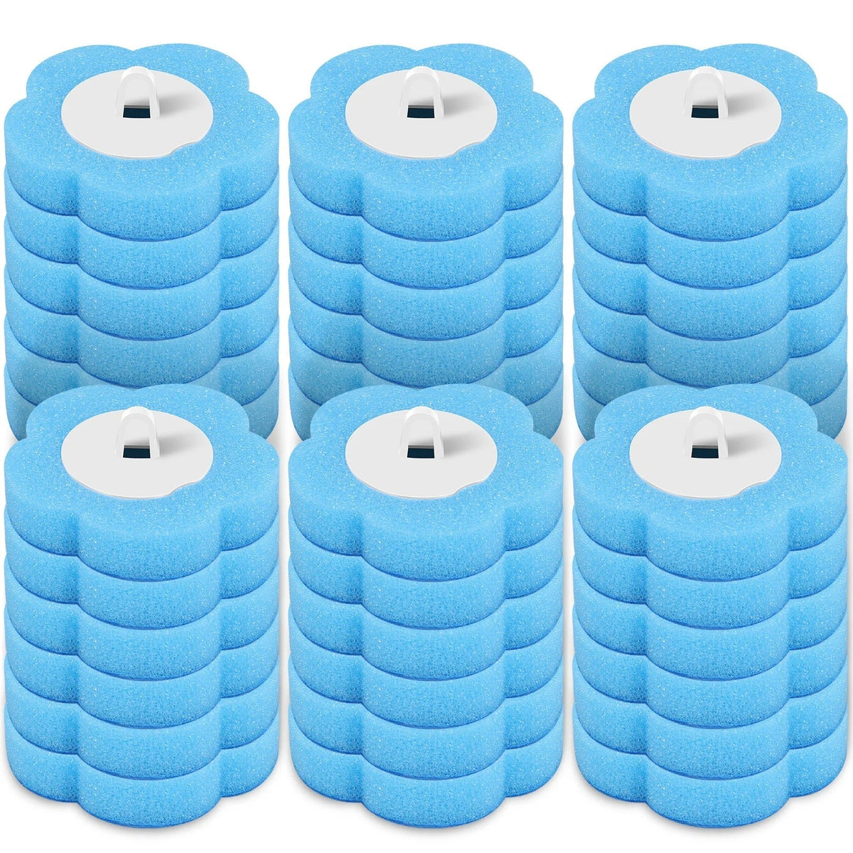 Disposable Toilet Brush Kit With Scented Refill Heads